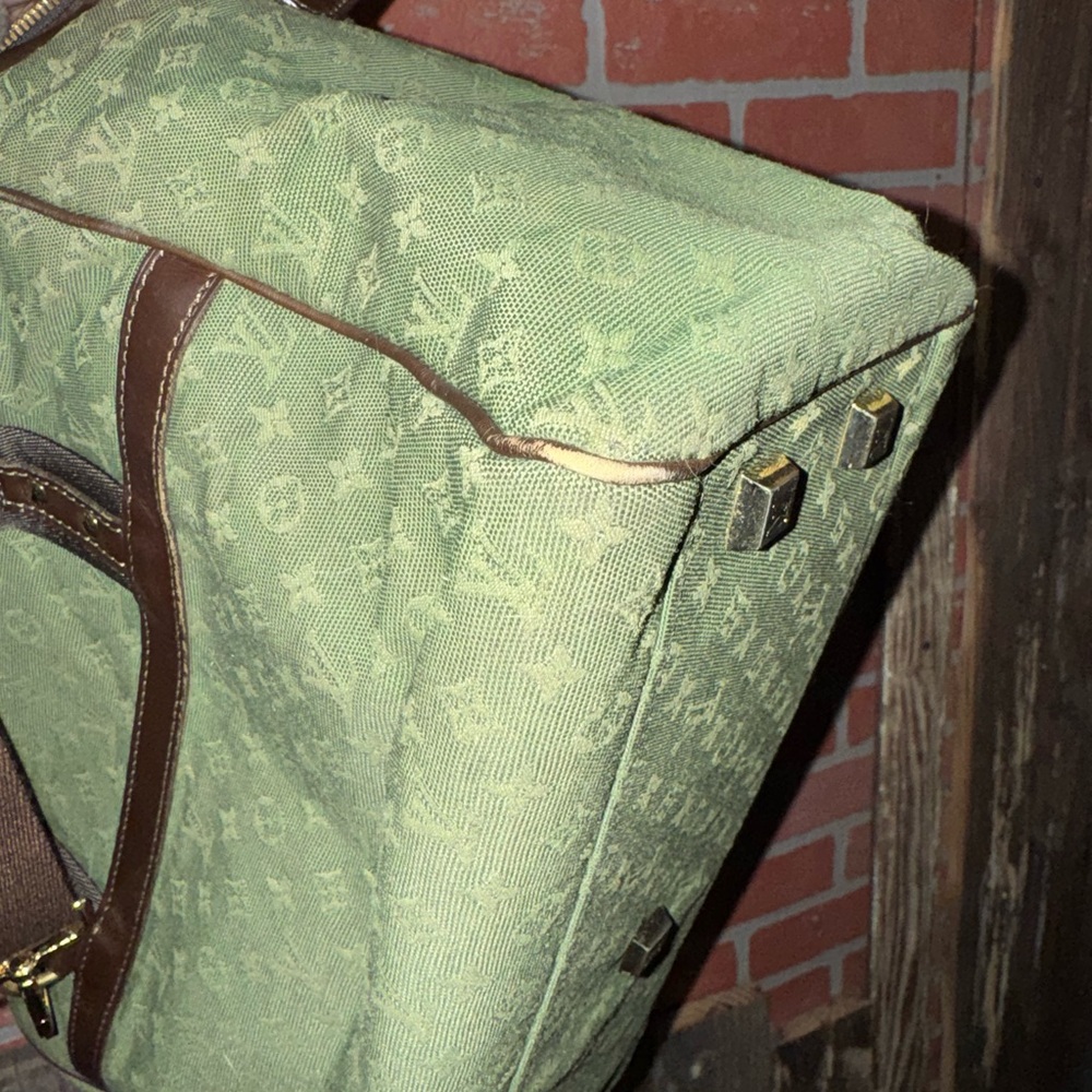 LV Green Denim Mini Lin - Picture 13 of 16